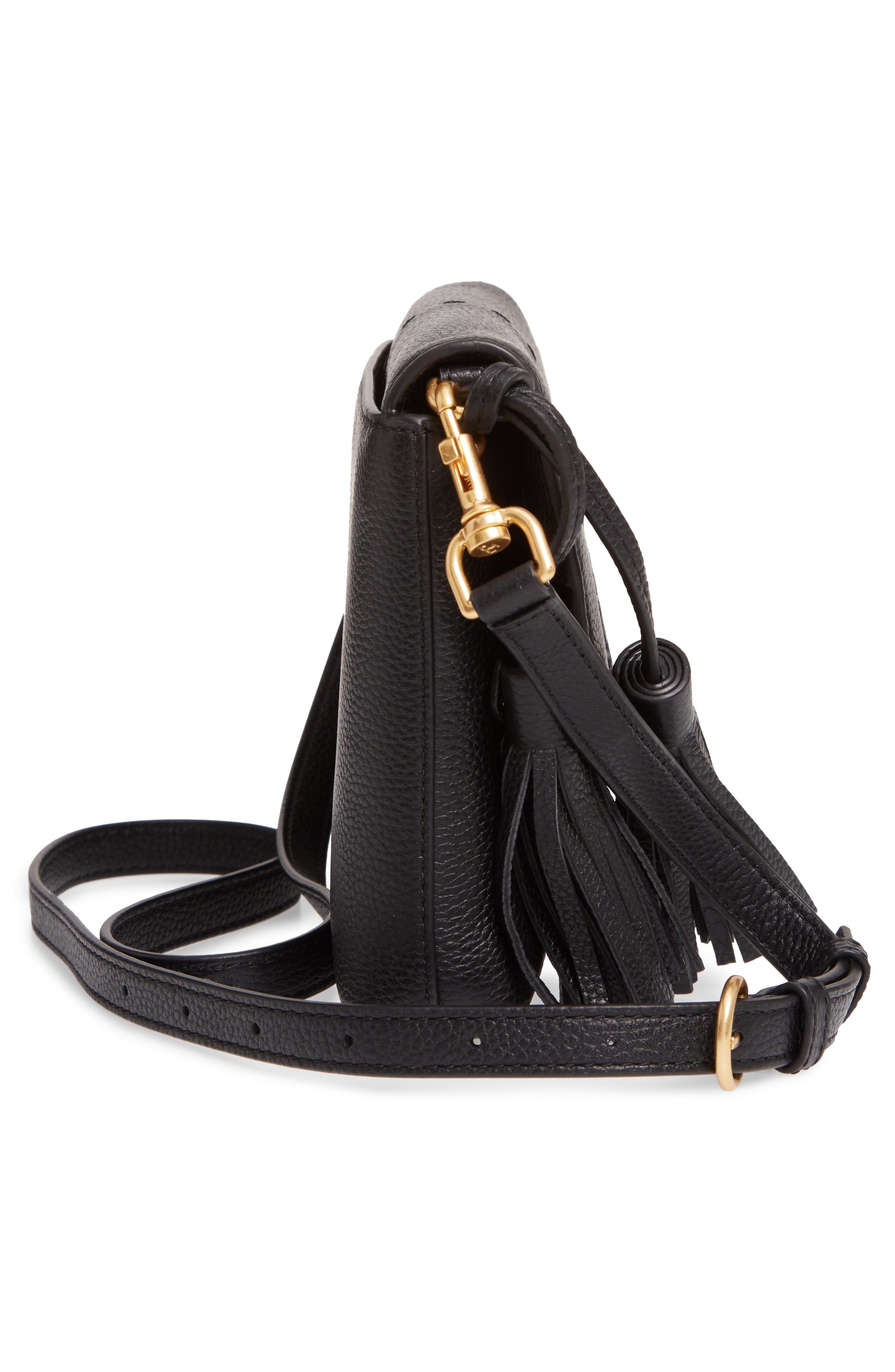 Tory Burch McGraw Leather Crossbody Bag, Alternate, color, 