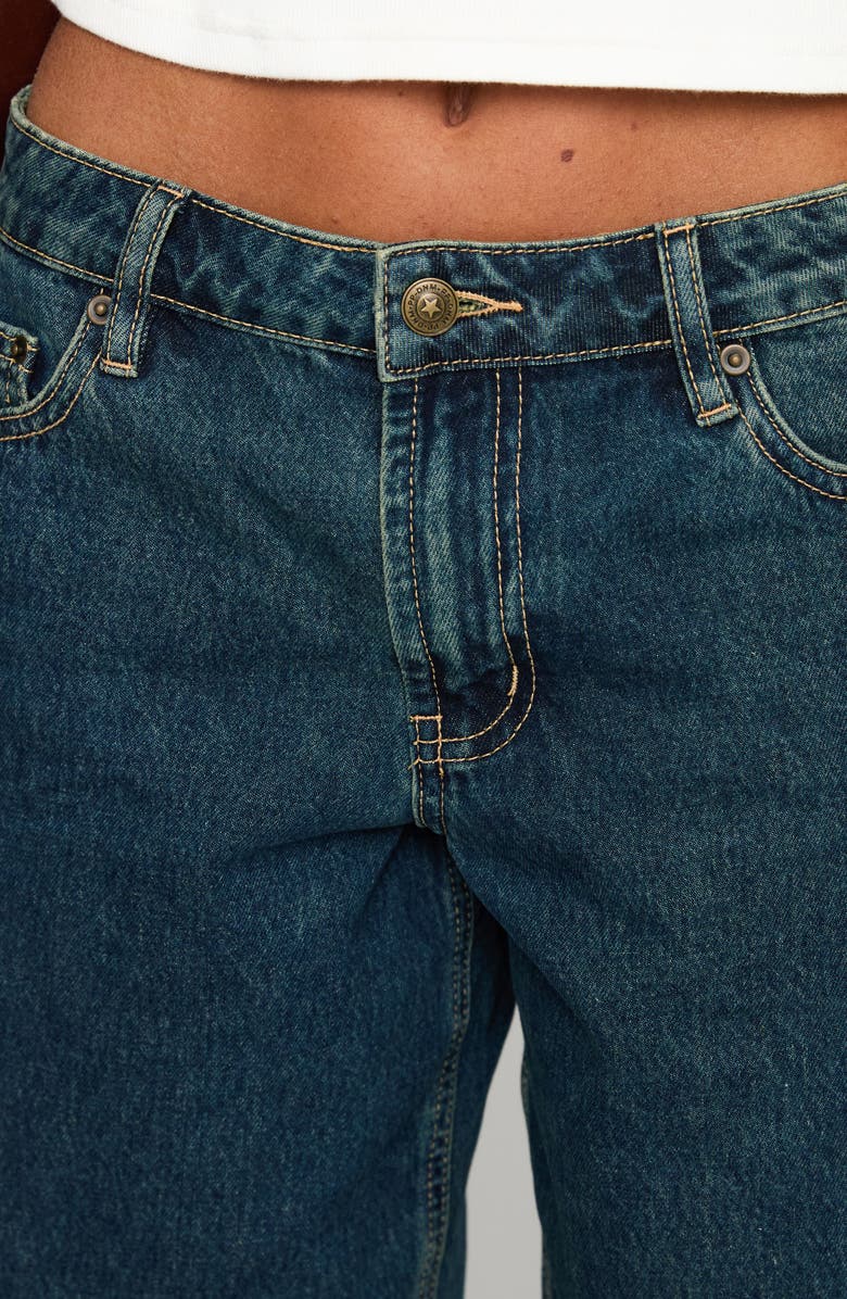 Princess Polly Cult Classic Denim Shorts, Alternate, color, Vintage Wash