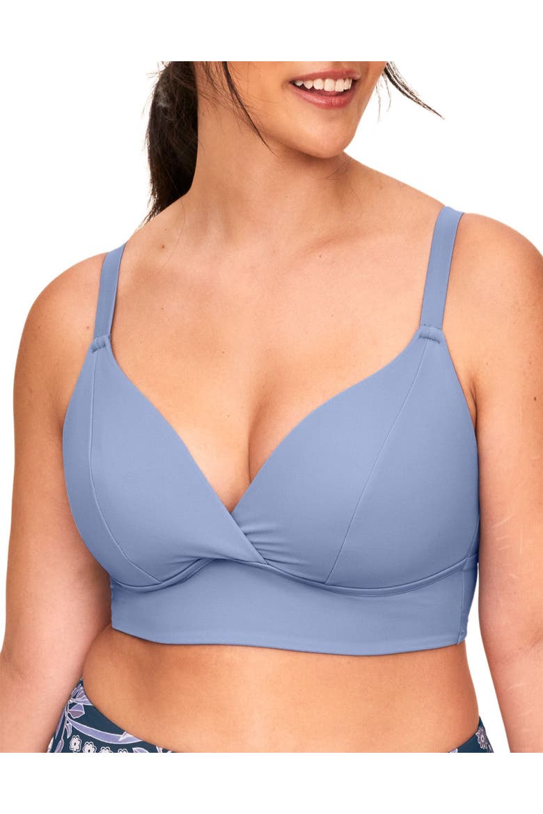 Nina Swimwear Bra, Main, color, Dark purple