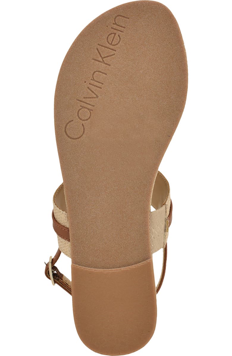 Calvin Klein Bettia Slingback Sandal, Alternate, color, Medium Natural