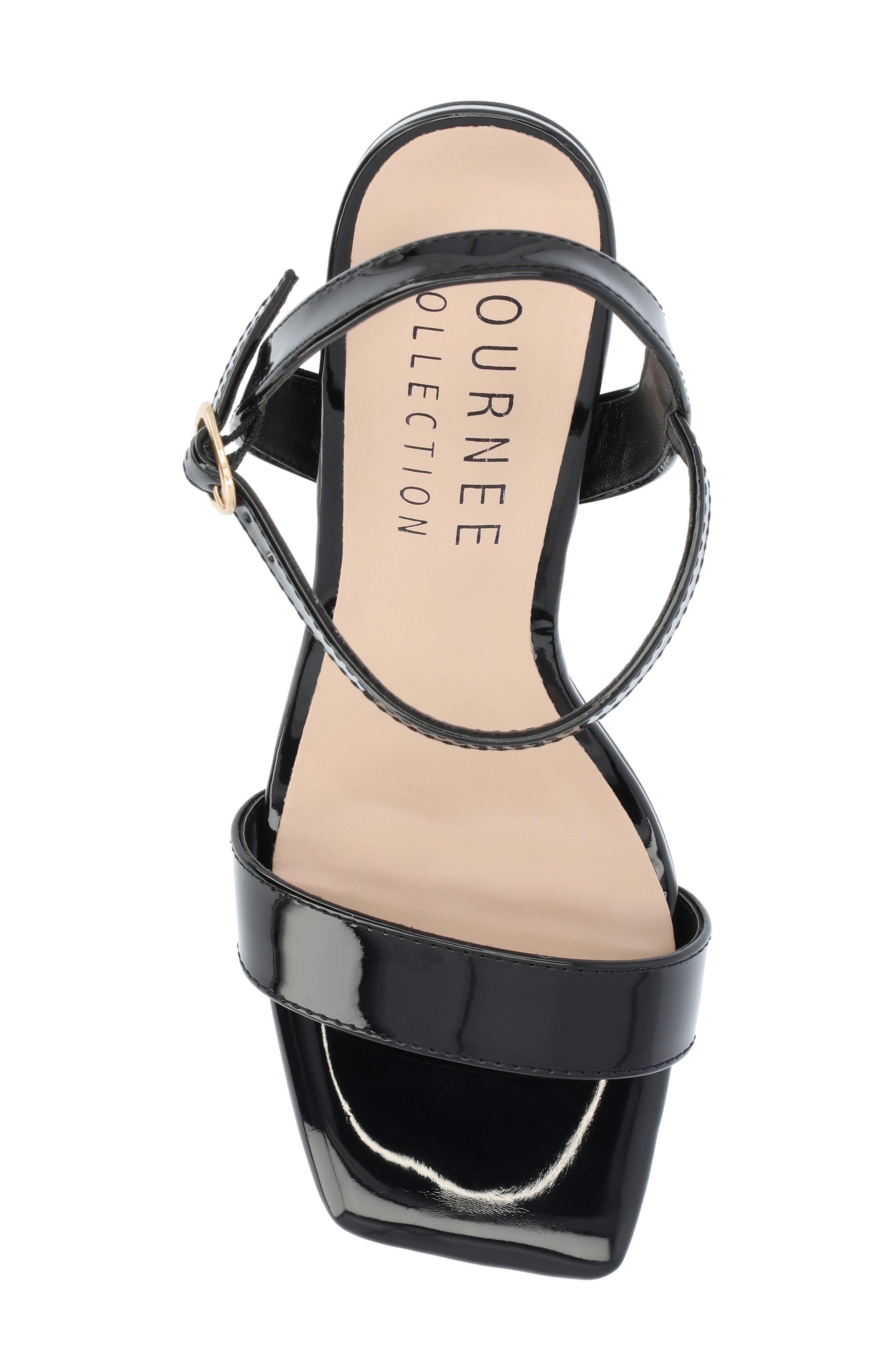 Tivona Sandal, Alternate, color, BLACK PU
