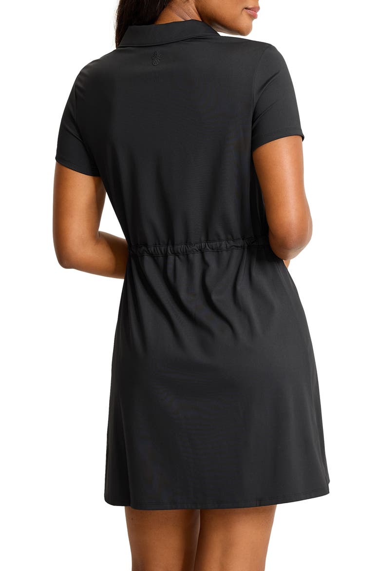 Abby Short Sleeve Minidress, Alternate, color, BLACK