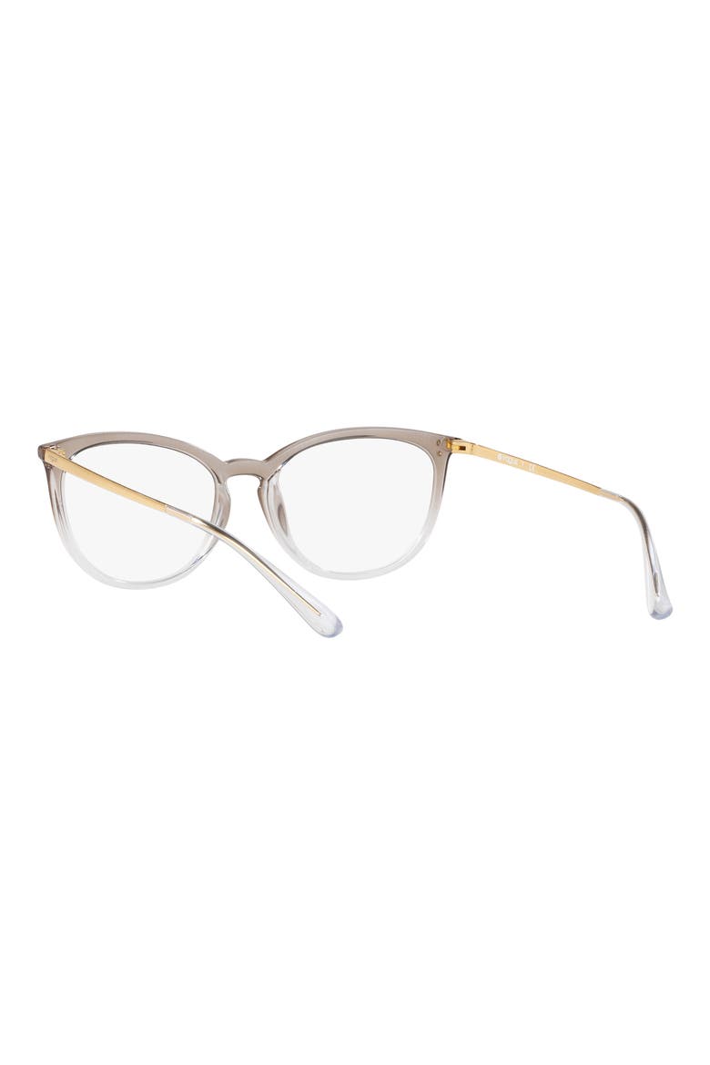 53mm Cat Eye Reading Glasses, Alternate, color, BROWN