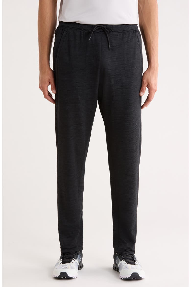 Solotex® Mesh Tiebreak Slim Joggers, Main, color, HEATHER BLACK