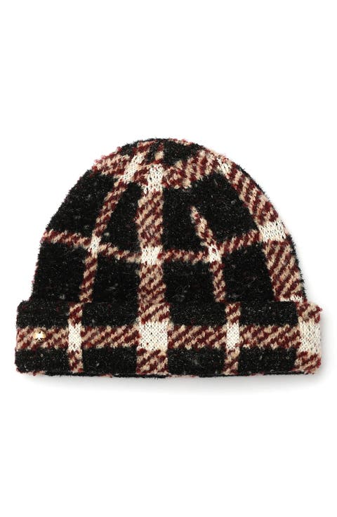 Park Ave Plaid Beanie