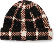 Kate Spade New York Park Ave Plaid Beanie