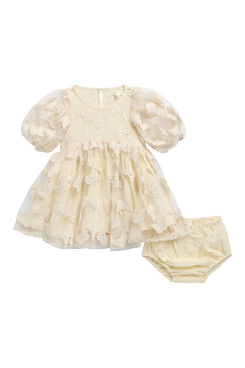 Kids' Luna Butterfly Dress, Main, color, NATURAL