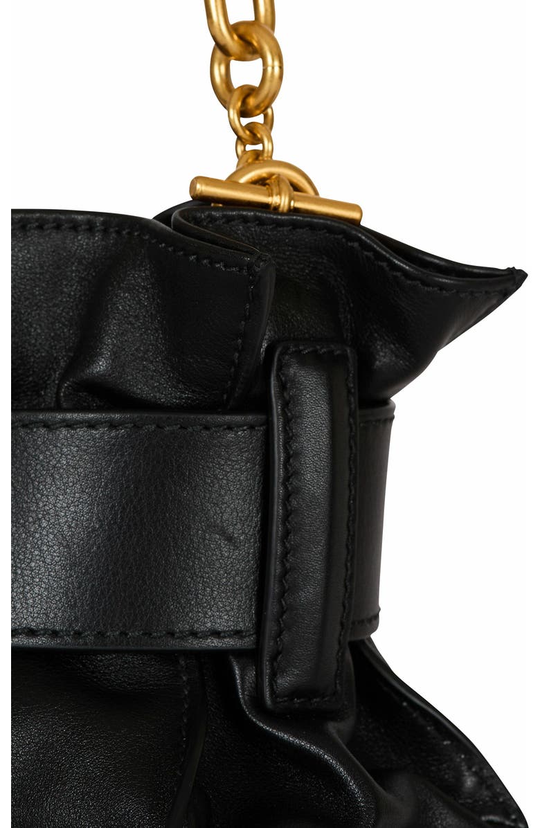 Balmain Mini Anthem Shoulder Bag In Leather, Alternate, color,