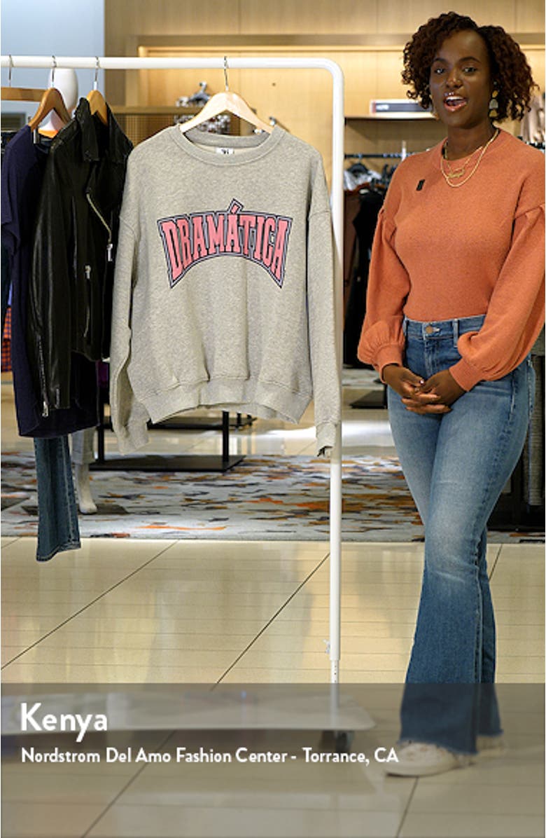 Dramatica Varsity Sweatshirt, sales video thumbnail