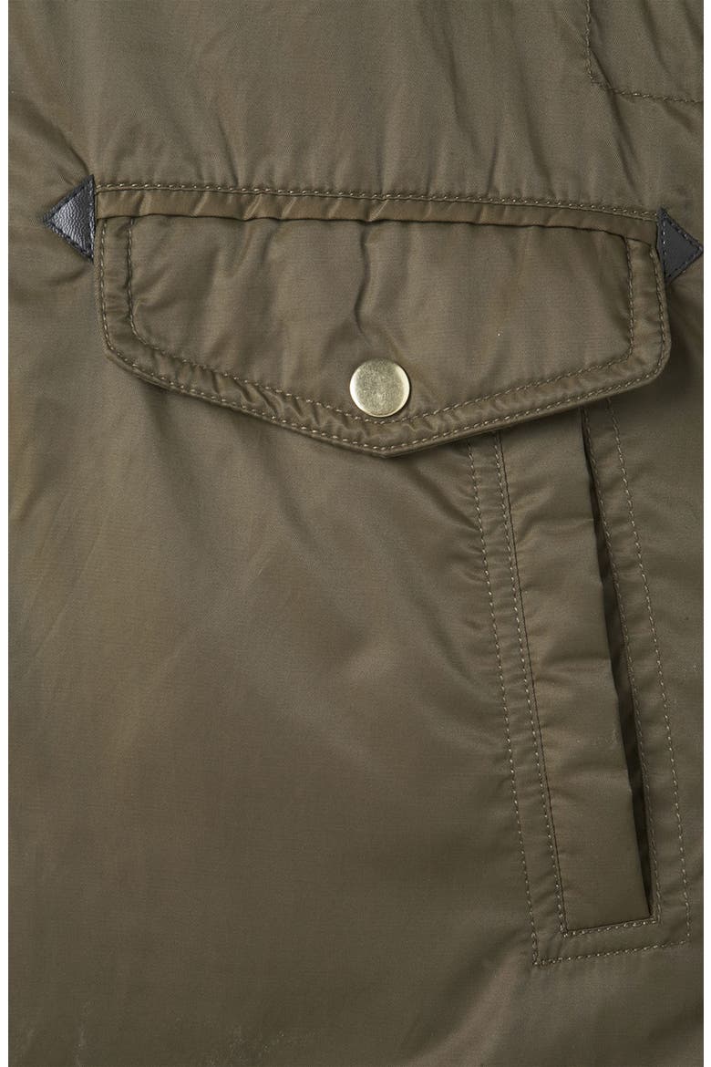 Faux Fur Trim Parka, Alternate, color, KHAKI/ OLIVE