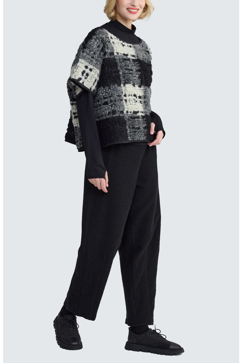 Seraphine Structured-Mesh Pullover, Alternate, color, Foggy
