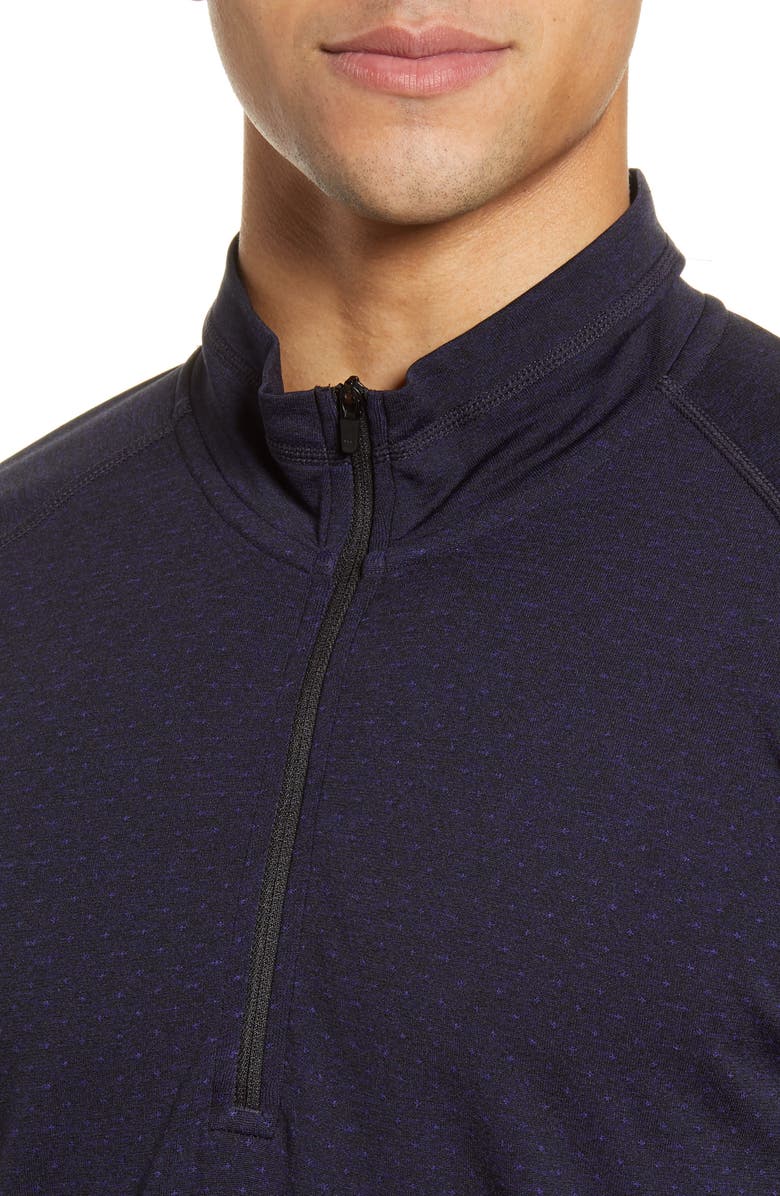 Zella Seamless Performance Quarter Zip Pullover, Alternate, color, 