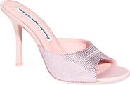 Alexander Wang Cher Crystal Logo Sandal