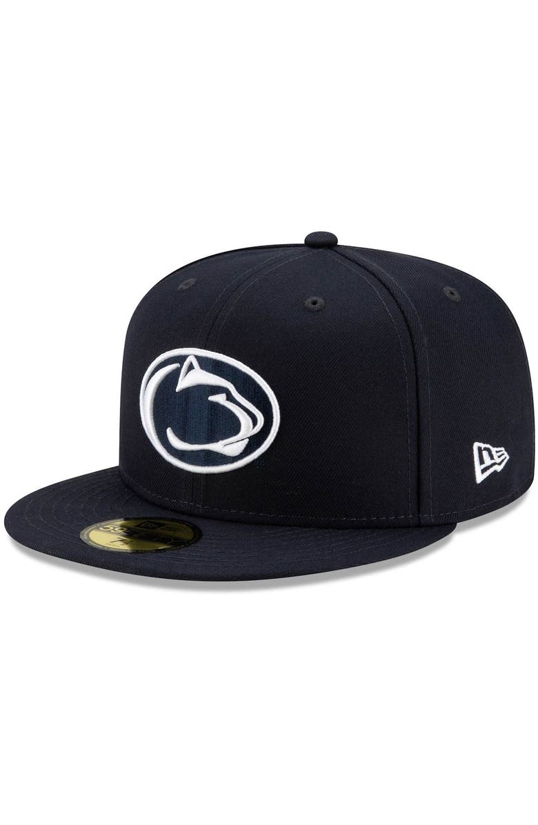 New Era Men's New Era Navy Penn State Nittany Lions Basic 59FIFTY Team Fitted Hat, Alternate, color, 