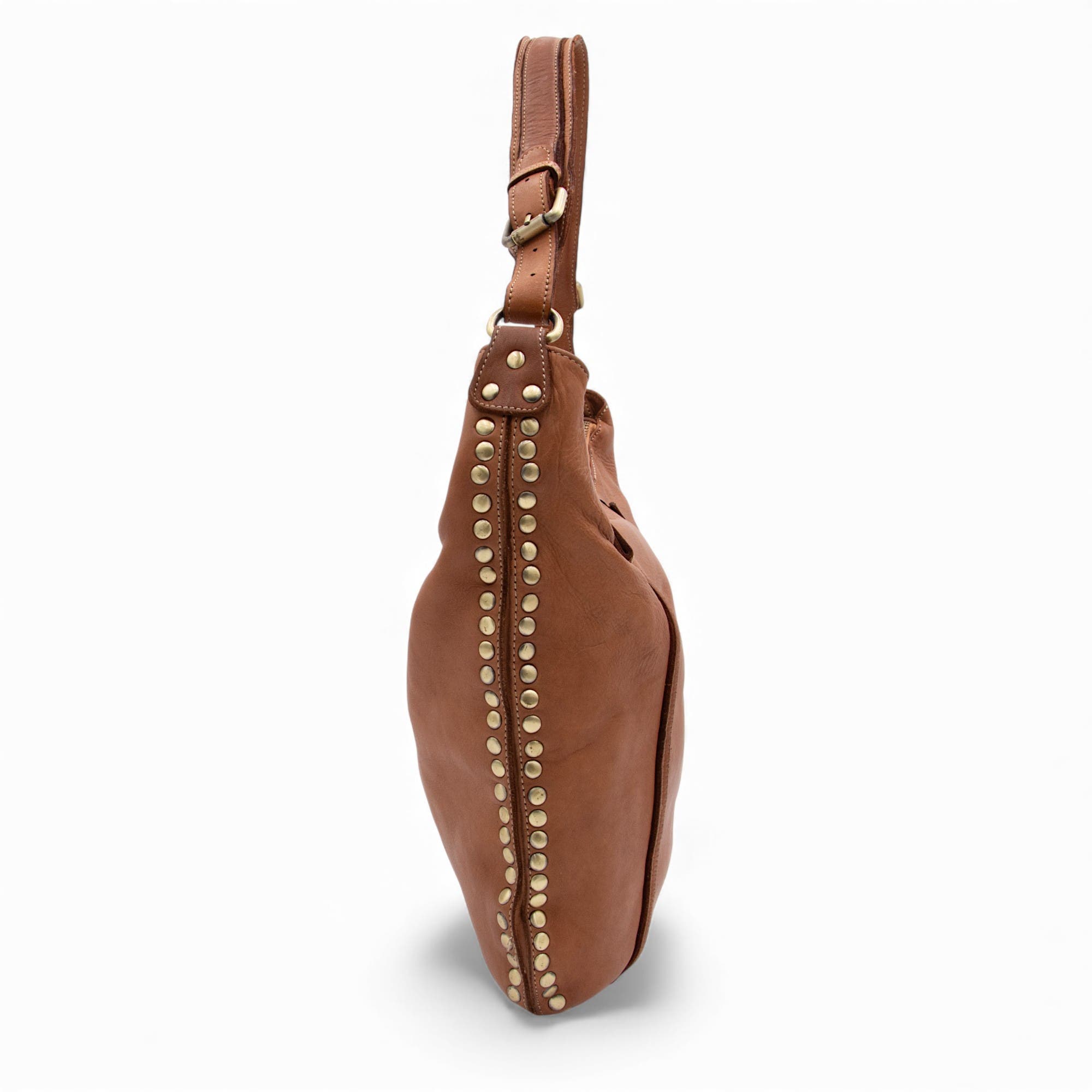 Bolsa Nova Anna Hobo, Alternate, color, Cognac