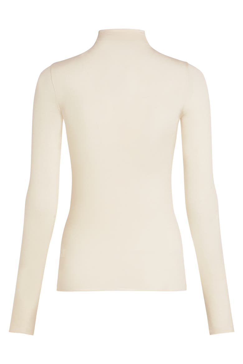 Super Soft Turtleneck Shirt With Cashmere, Alternate, color, White