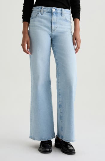Ag Saige Mid Rise Wide Leg Jeans