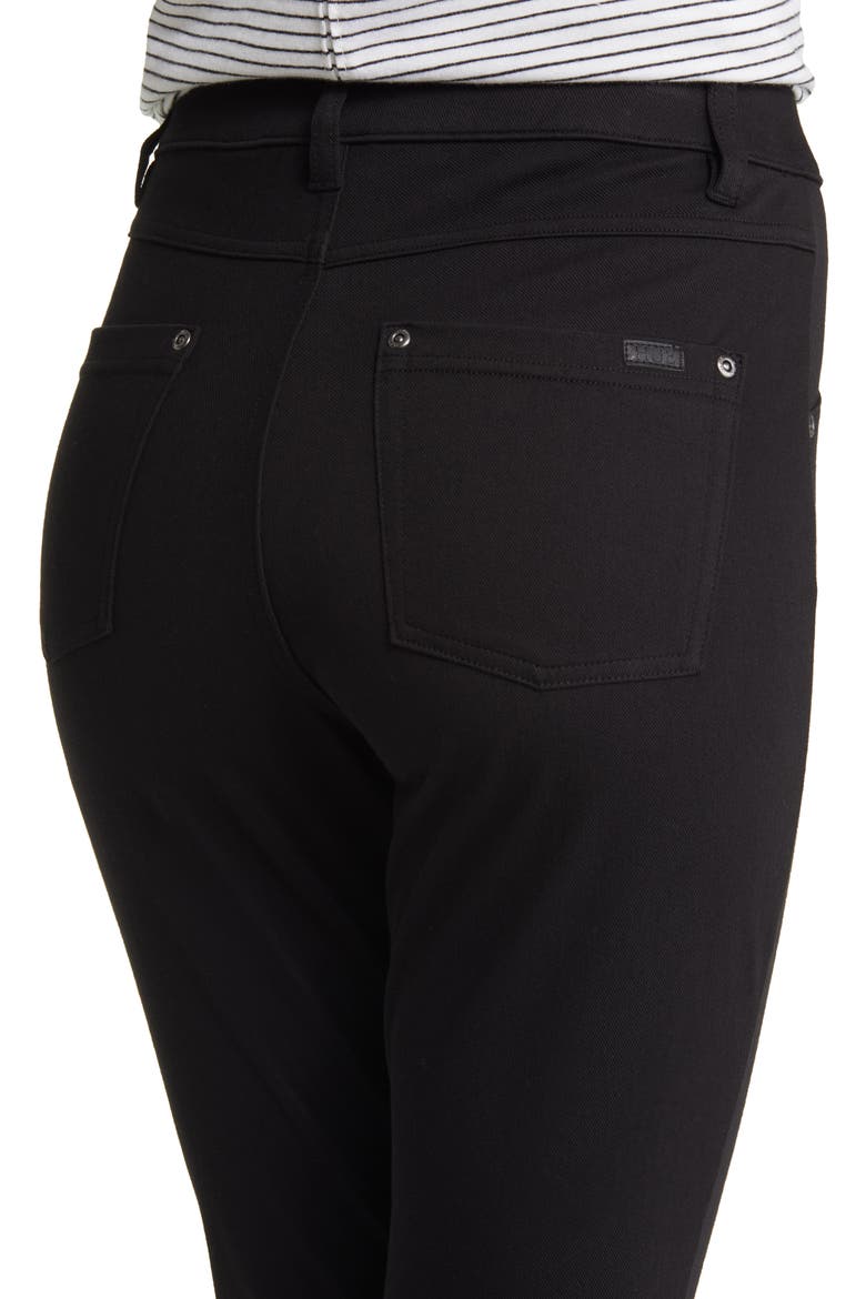 Ultrasoft Denim Capri Leggings, Alternate, color, BLACK