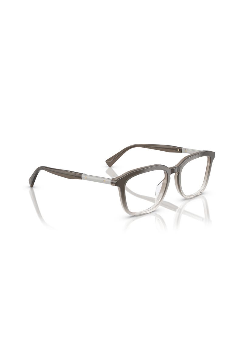 Brunello Cucinelli 53mm Rectangle optical glasses, Alternate, color, Grey