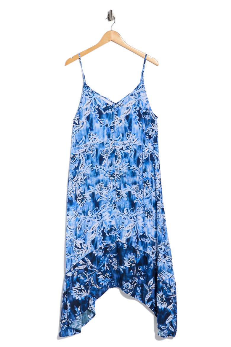 Maggie Scarf Dress Cover-Up, Alternate, color, CORNFLOWER