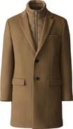 Mackage Skai-SLB Virgin Wool Coat with Removable Down Bib