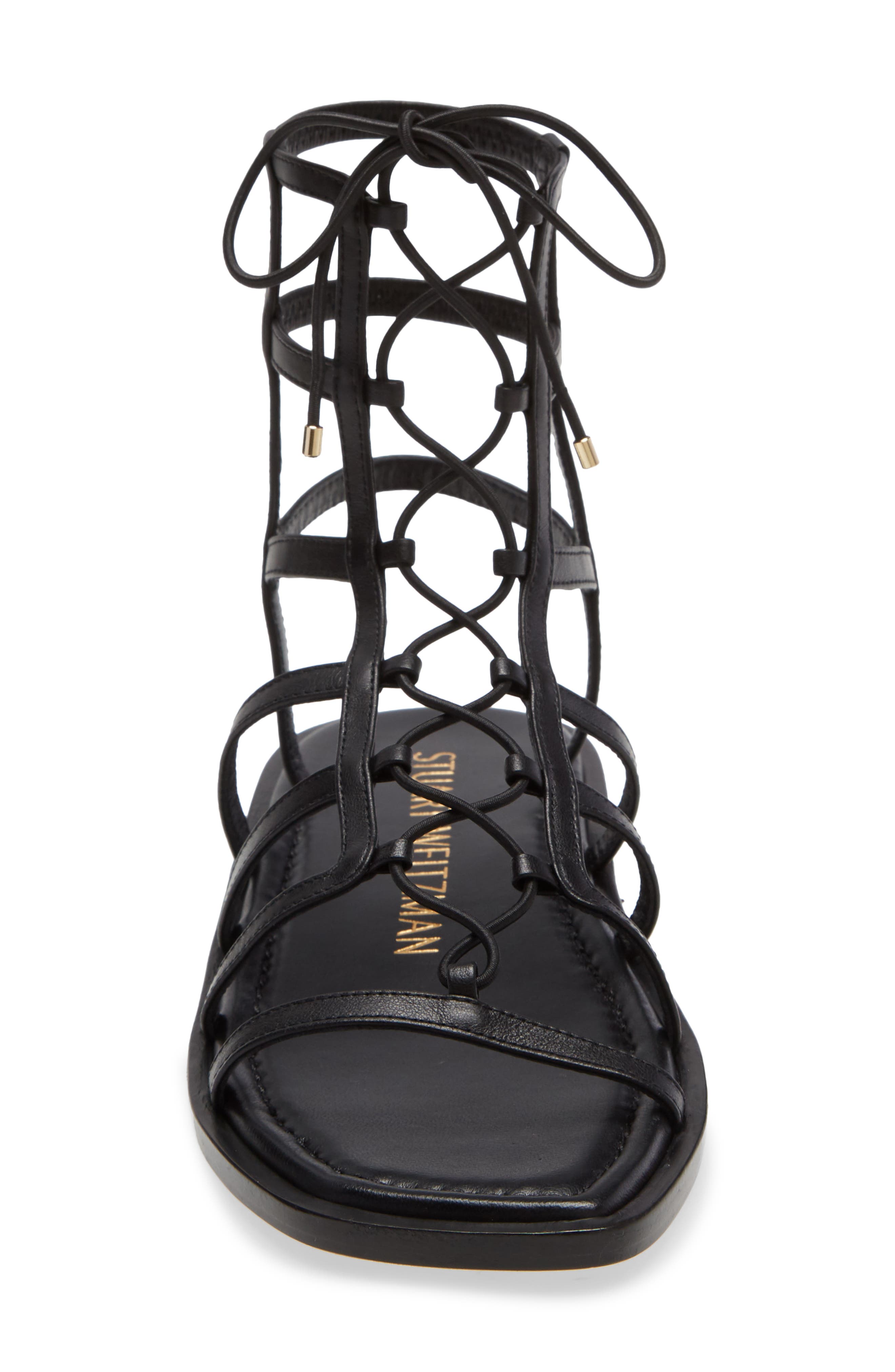 Stuart Weitzman Stuart Weirzman Kora Lace-Up Gladiator Sandal, Alternate, color, 