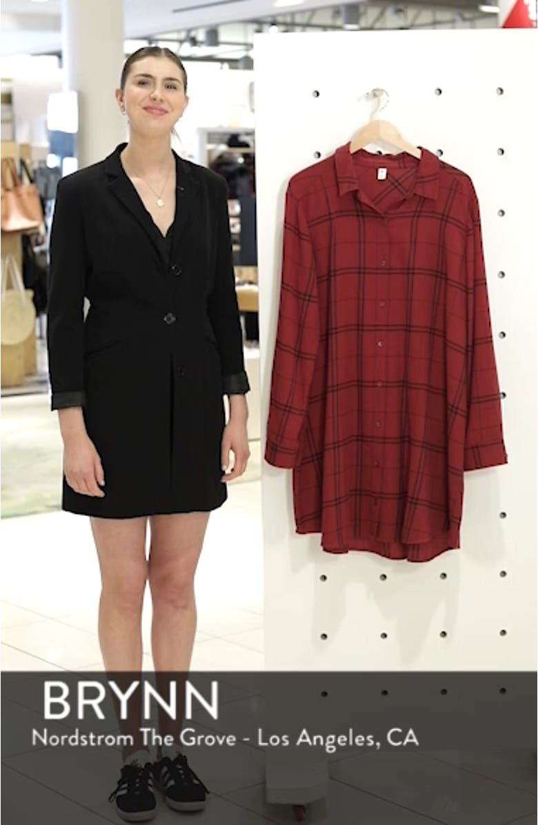 Plaid Shirt Dress, sales video thumbnail
