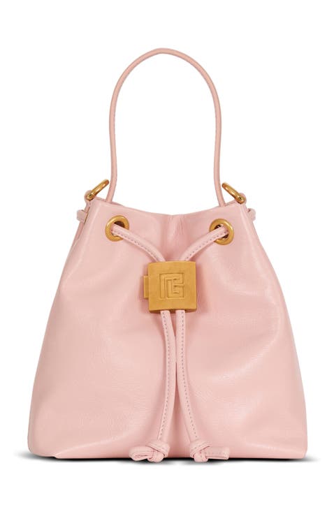Pulse Bucket bag in smooth leather