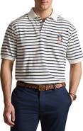 Polo Ralph Lauren Big & Tall Newport Bear Striped Polo Shirt