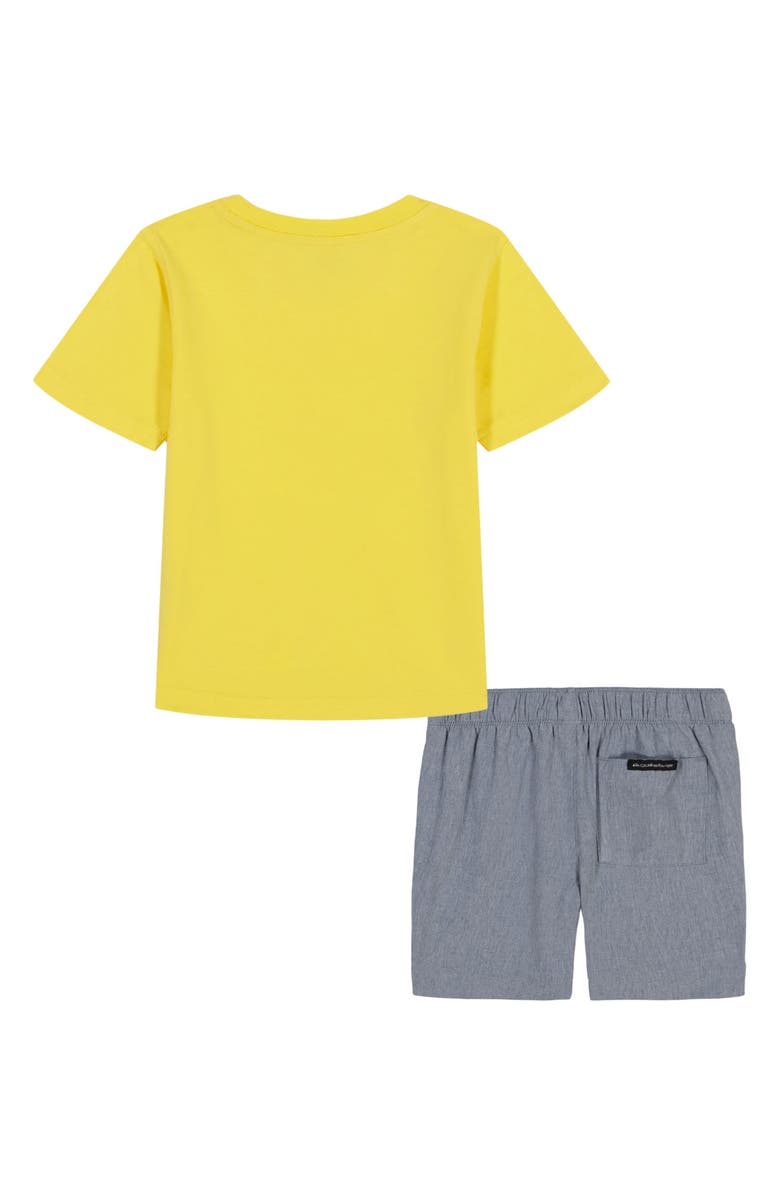 Quiksilver Kids' T-Shirt Shorts Set, Alternate, color, Yellow