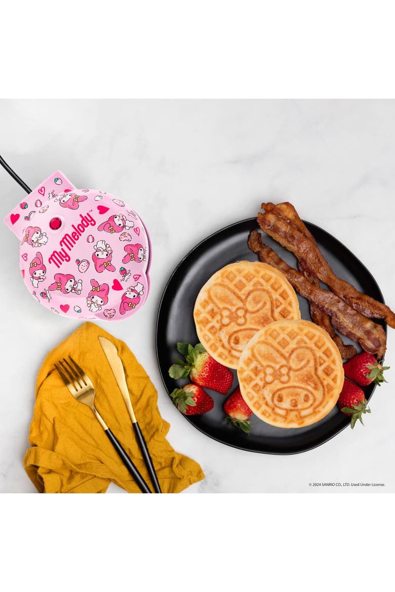 Hello Kitty My Melody Mini Waffle Maker, Main, color, None