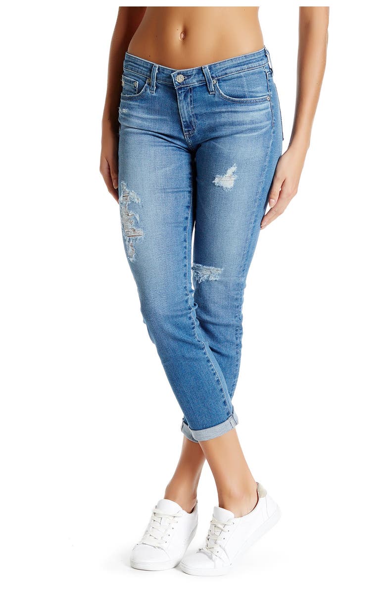 AG 'The Stilt' Roll Cuff Skinny Jeans, Alternate, color, 