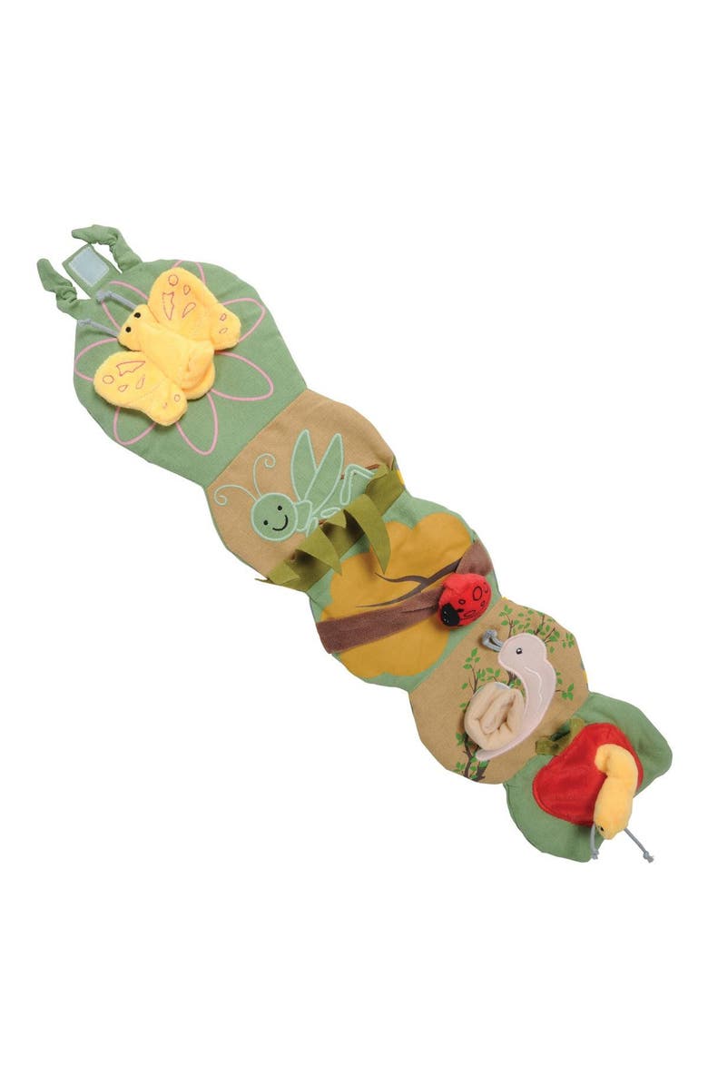 Tikiri Cuddly Critters Caterpillar, Alternate, color, Green