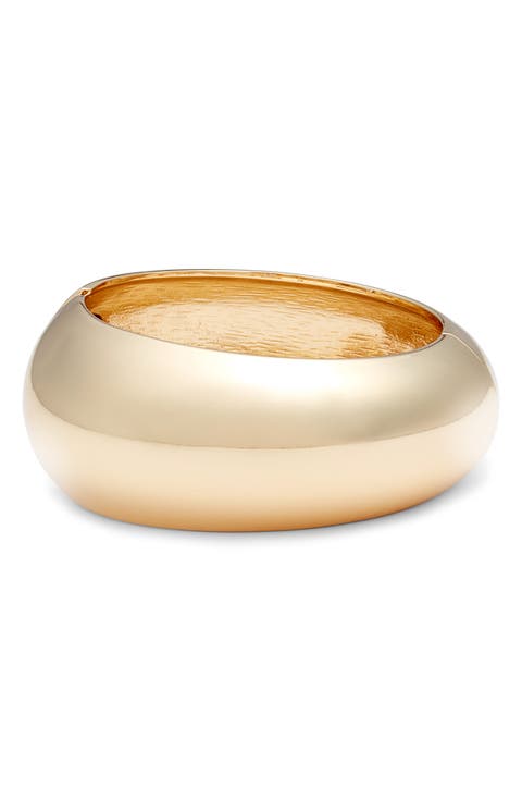 Wide Polished Bangle