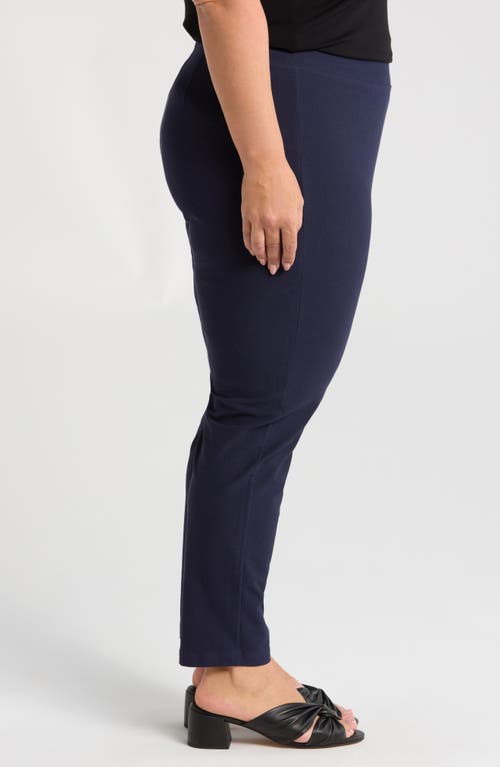 Eileen Fisher Slim Ankle Pants In Ink