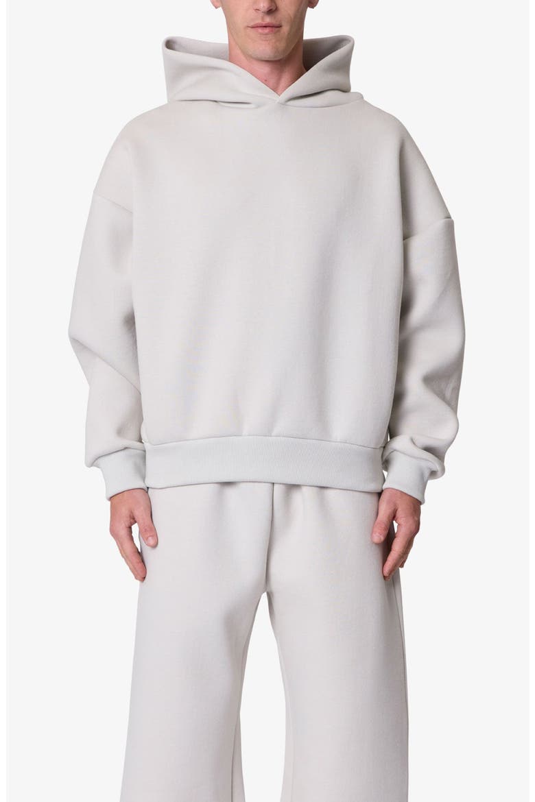 Stiff Scuba Knit Lounge Hoodie, Main, color, GREY