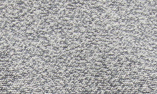 Nordstrom Marled Long Sleeve Wool & Cashmere Fit & Flare Minidress In Gray