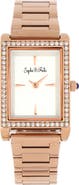 Sophie and Freda Wilmington Bracelet Watch w/ Swarovski Crystals