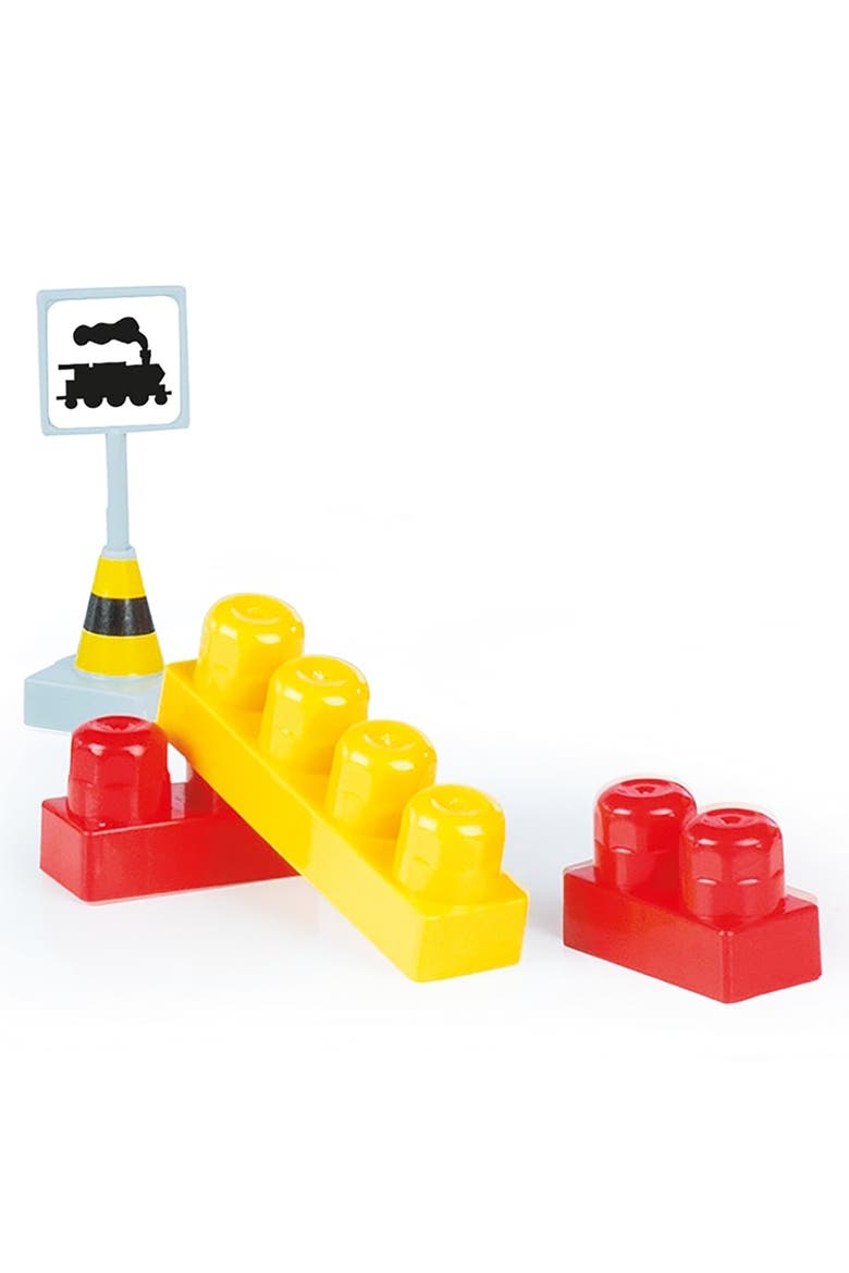 Train Set 89 Pcs Blocks Assembly Station & Tracks, Ages 18Mo+, Alternate, color, Multicolored