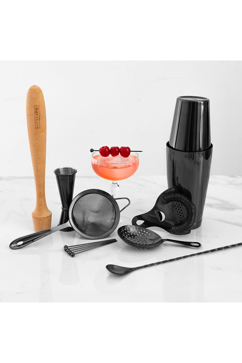 14 Piece Craft Bar Set - Black, Alternate, color, Black