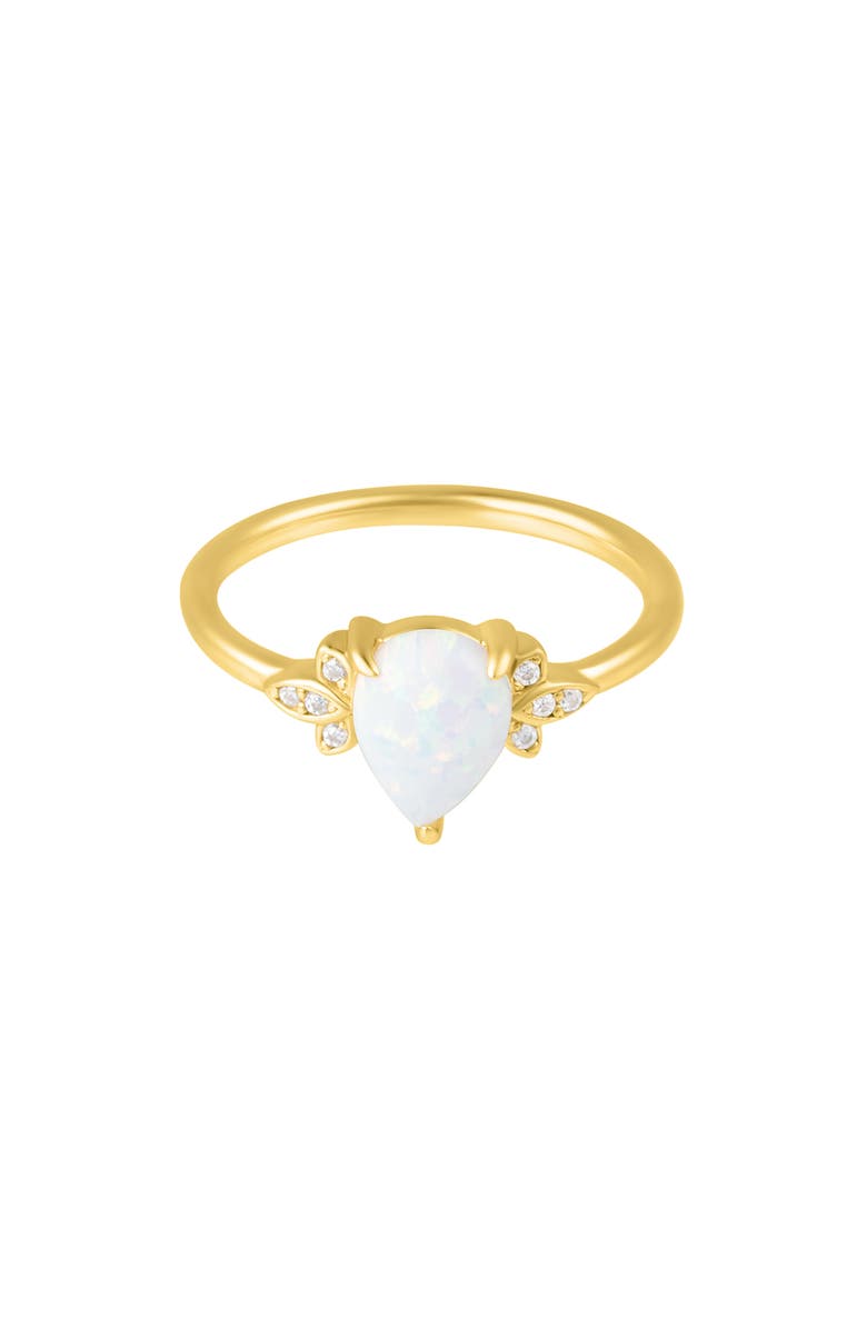 ADORNIA FINE Pear Cut Opal & Moissainte RIng, Main, color, 