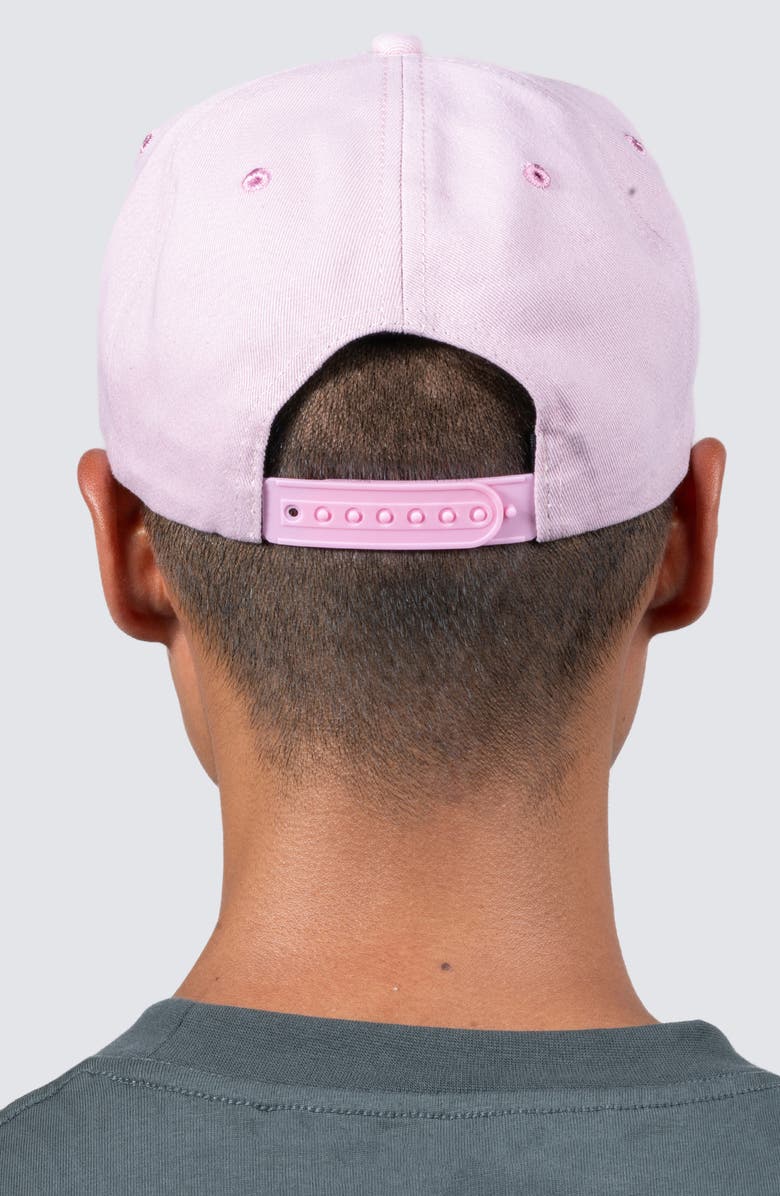 PLEASURES Digital Embroidered Snapback Baseball Cap, Alternate, color, Mauve