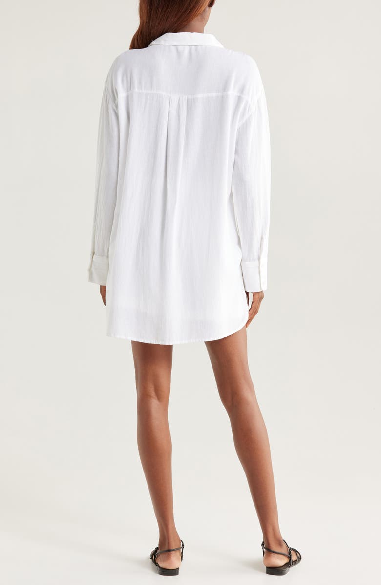 Nordstrom Oversized Cover-Up Shirt, Alternate, color, White