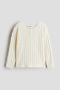 H&M Pointelle-knit Top