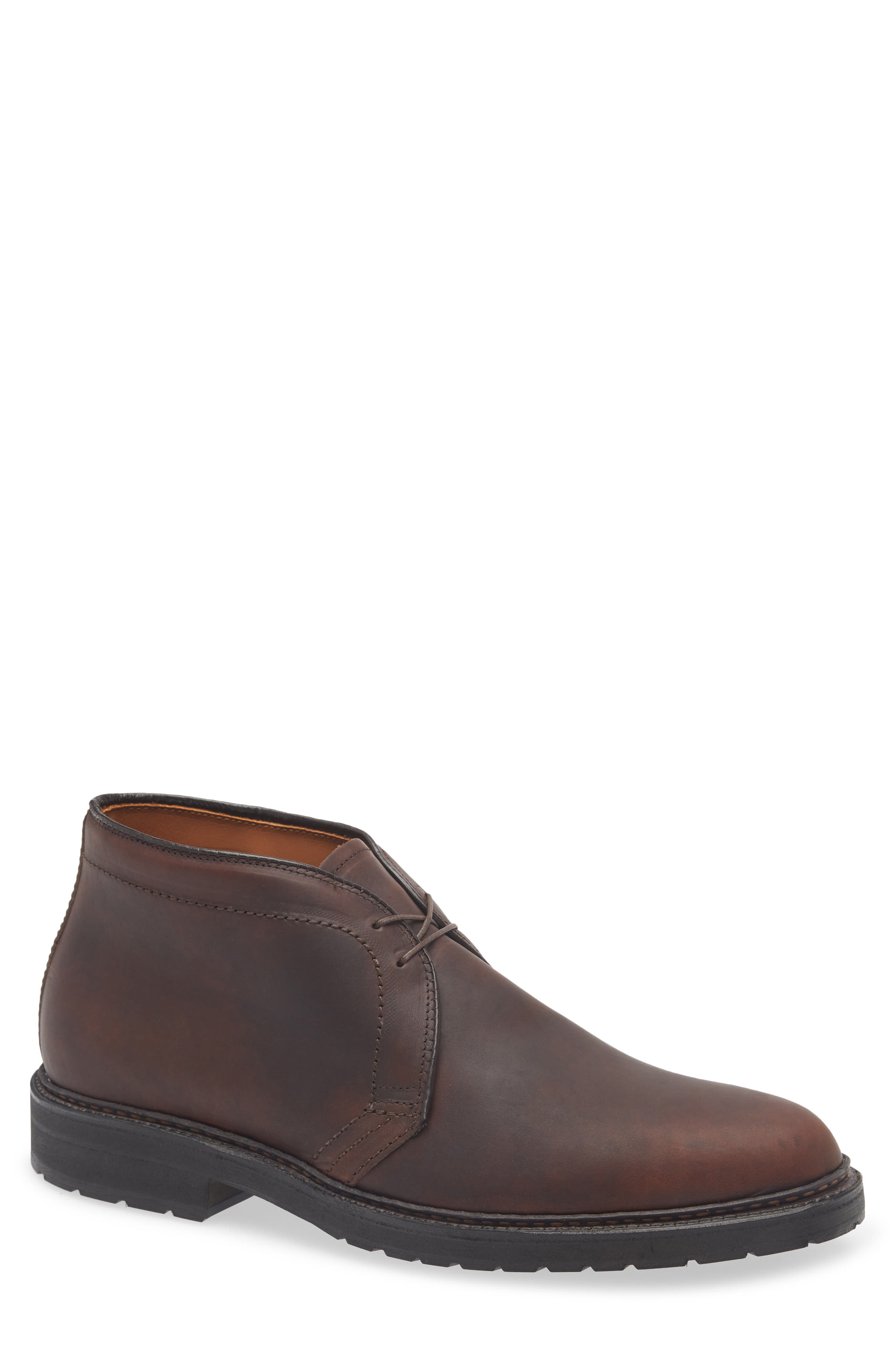 Alden Burnished Chukka Boot, Main, color, Dark Brown Kudu