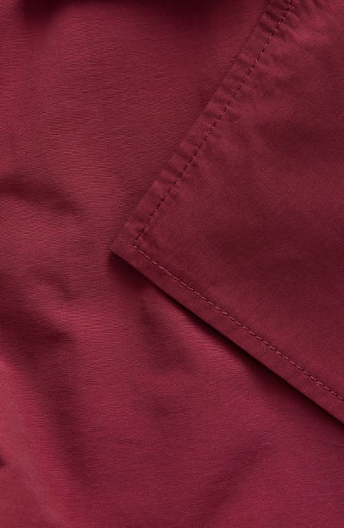 Next Cotton Blend Trench Coat In Red