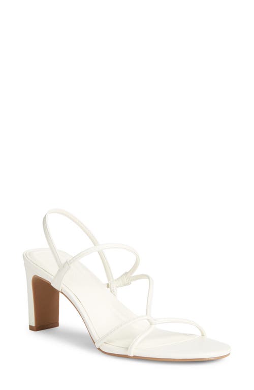 Open Edit Pia Slingback Sandal In White Ice