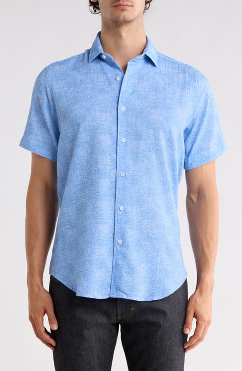 Reid Short Sleeve Button Front Shirt