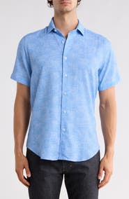 Robert Graham Reid Short Sleeve Button Front Shirt