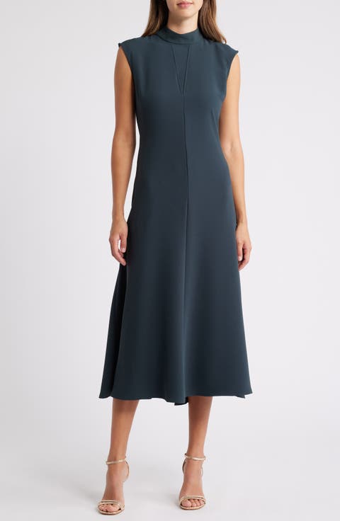 Mock Neck Dress